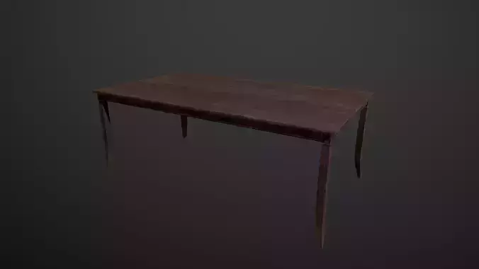 Game Ready Wood Table Model