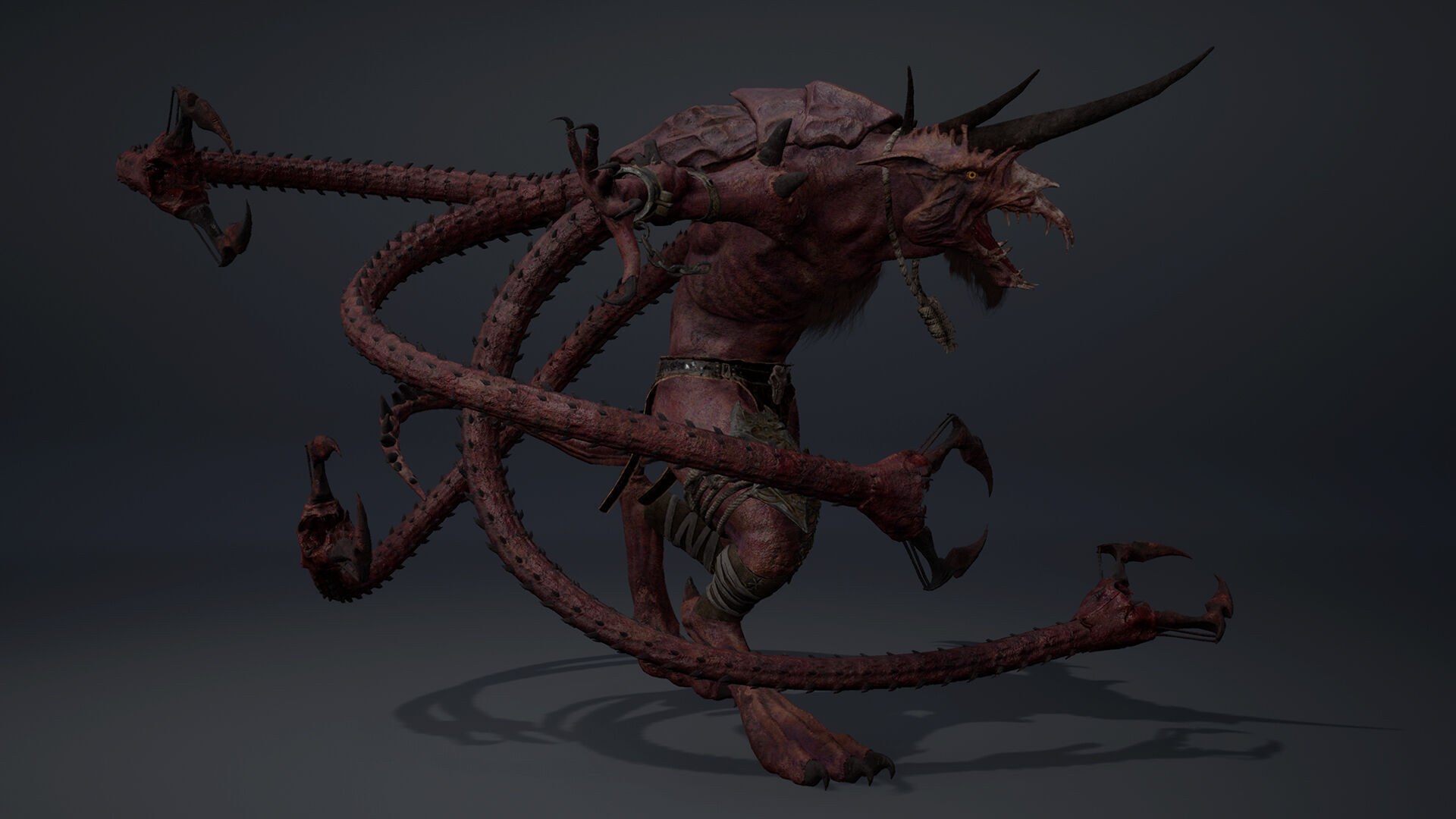 Ashenflame Spicky Low-poly 3D model_7