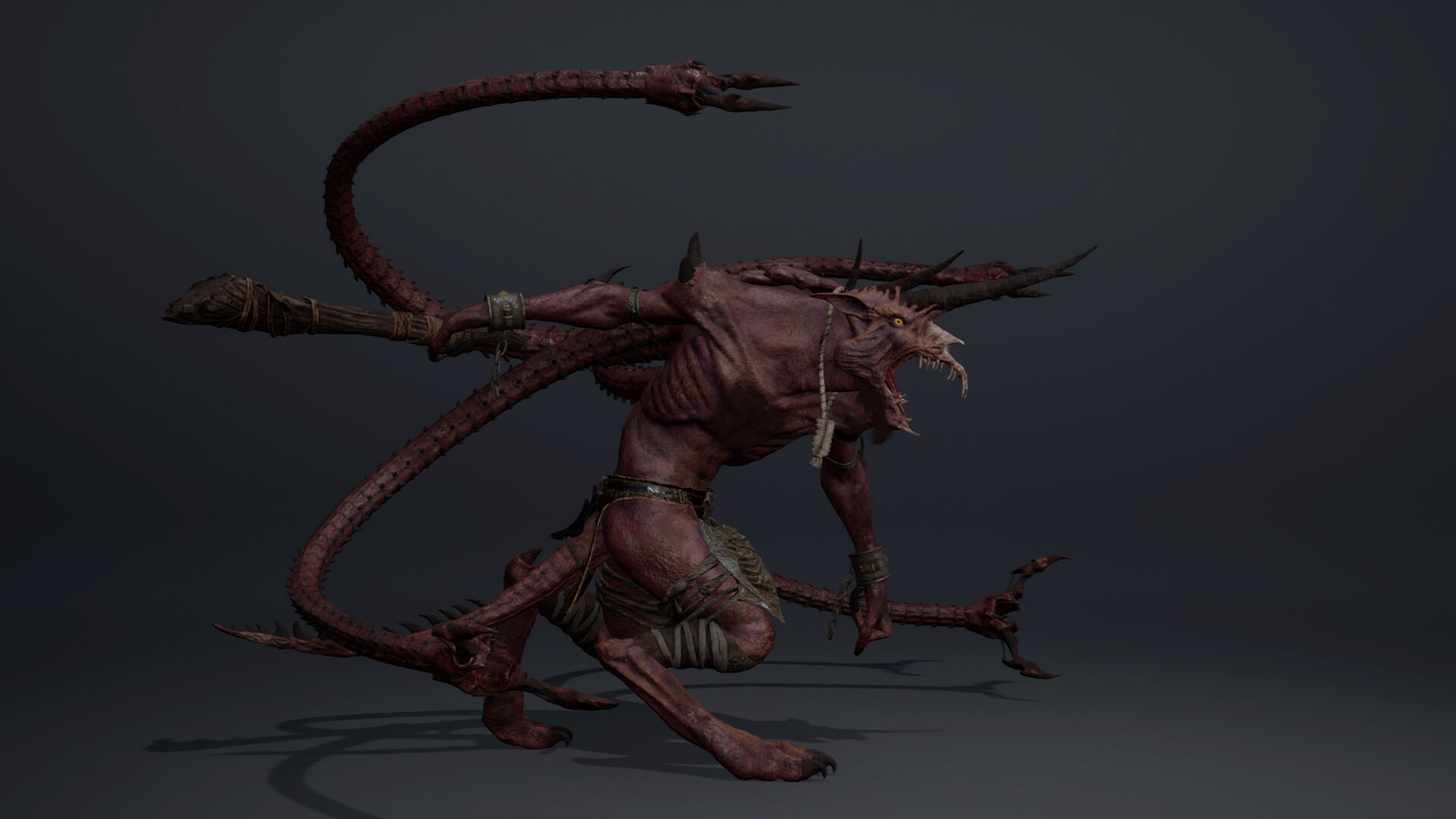 Ashenflame Spicky Low-poly 3D model_10