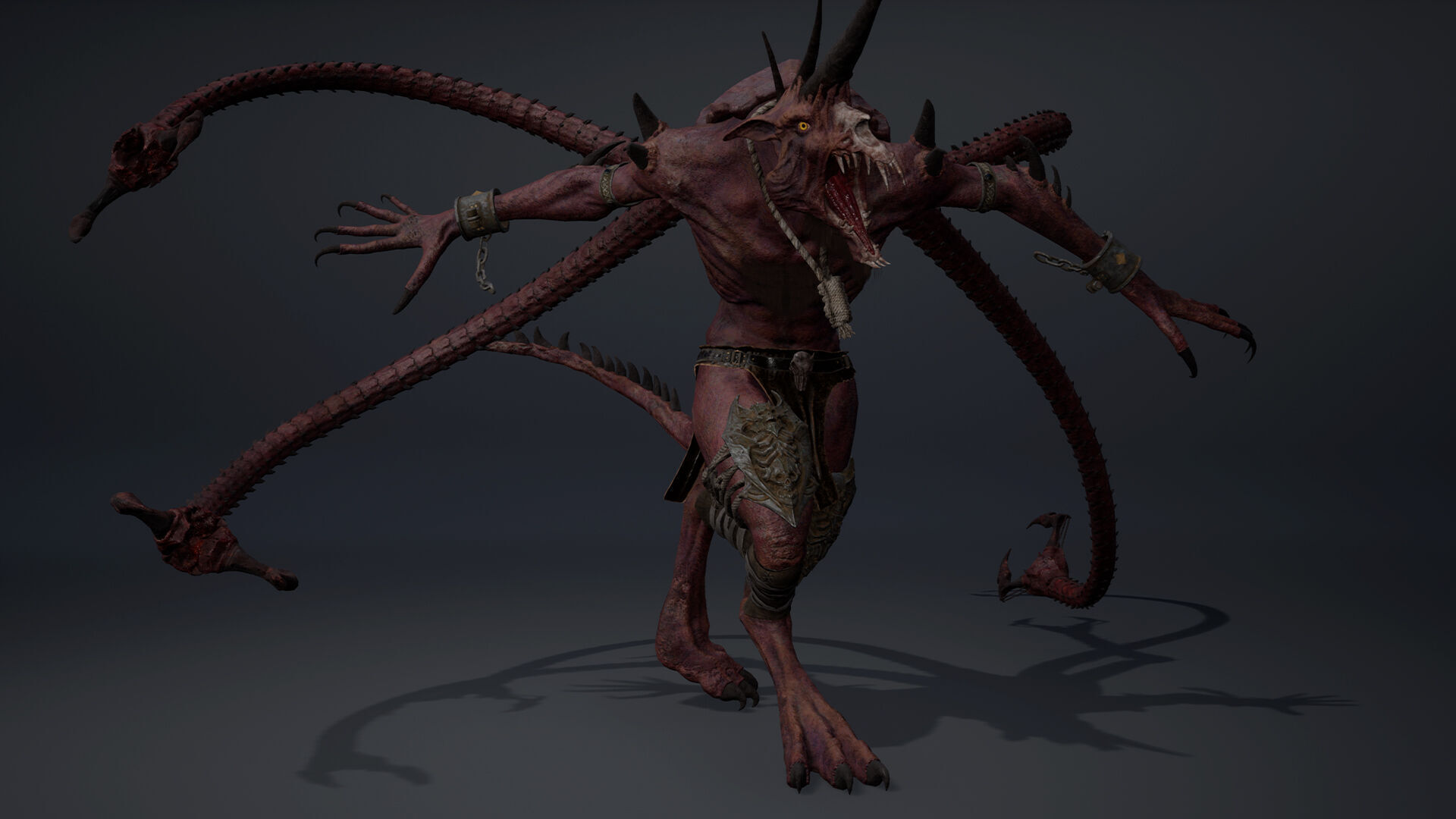 Ashenflame Spicky Low-poly 3D model_11