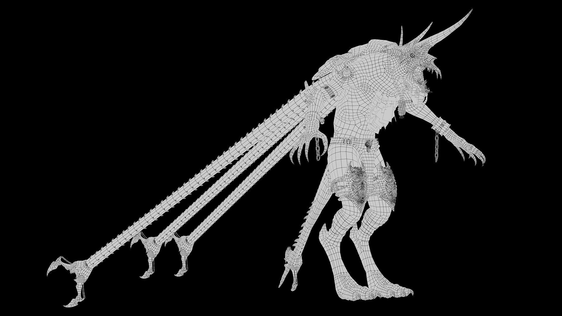 Ashenflame Spicky Low-poly 3D model_20