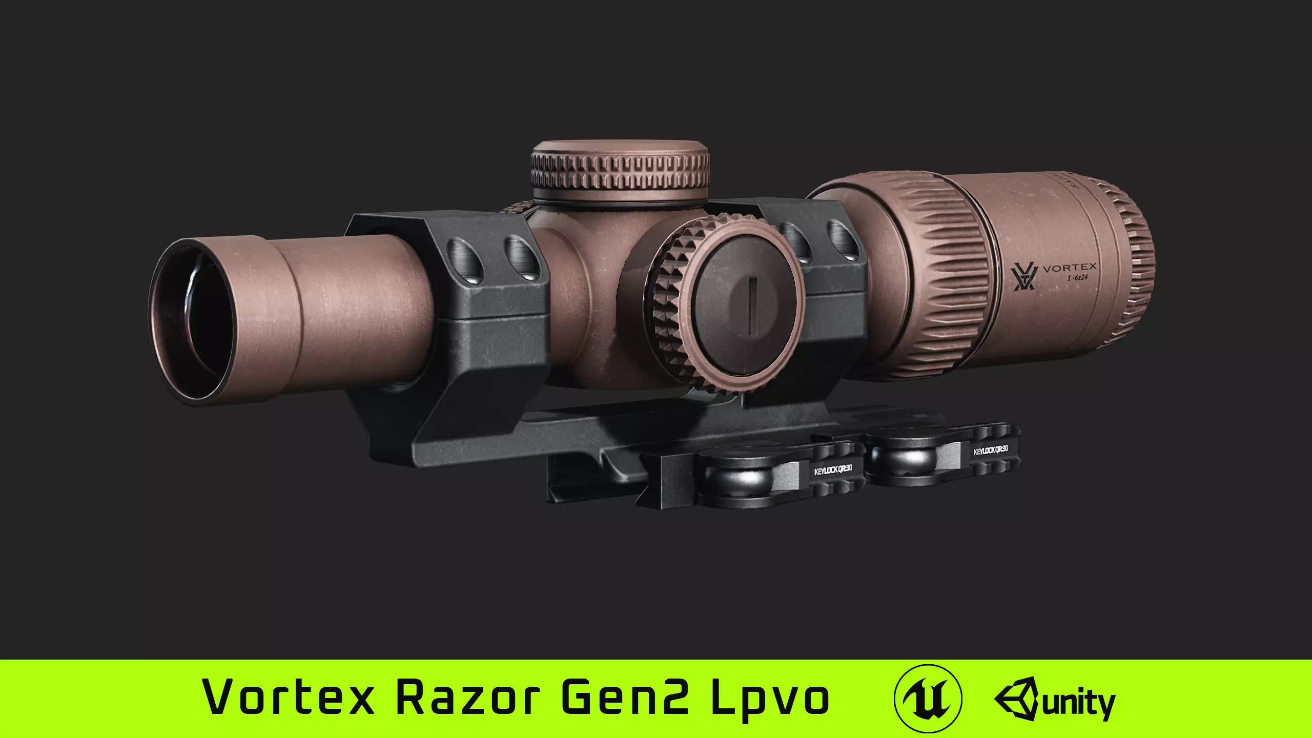 Vortex Razor Gen2 Lpvo Low-poly 3D model