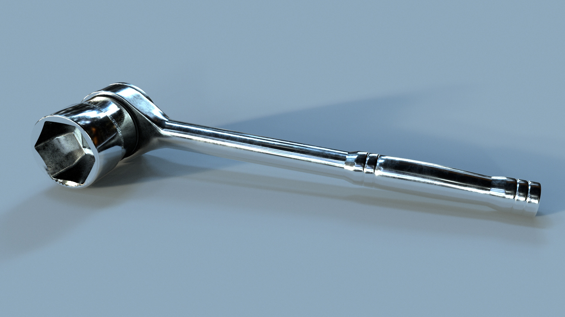Socket wrench 3D model_1