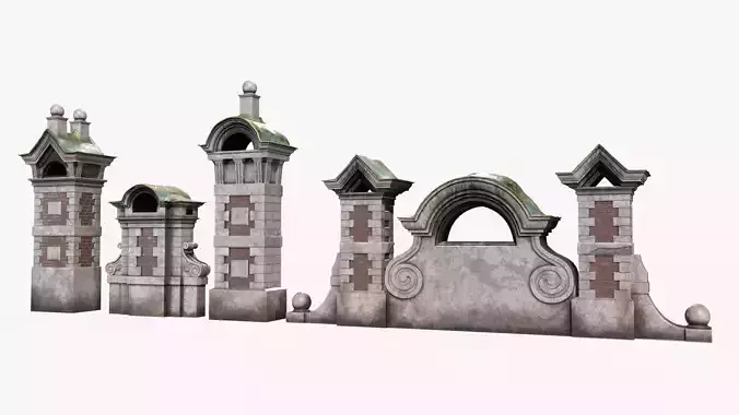 Chimney Palace Collection 3D model