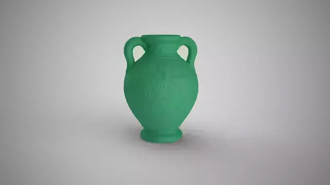 Flower Patterned Vase