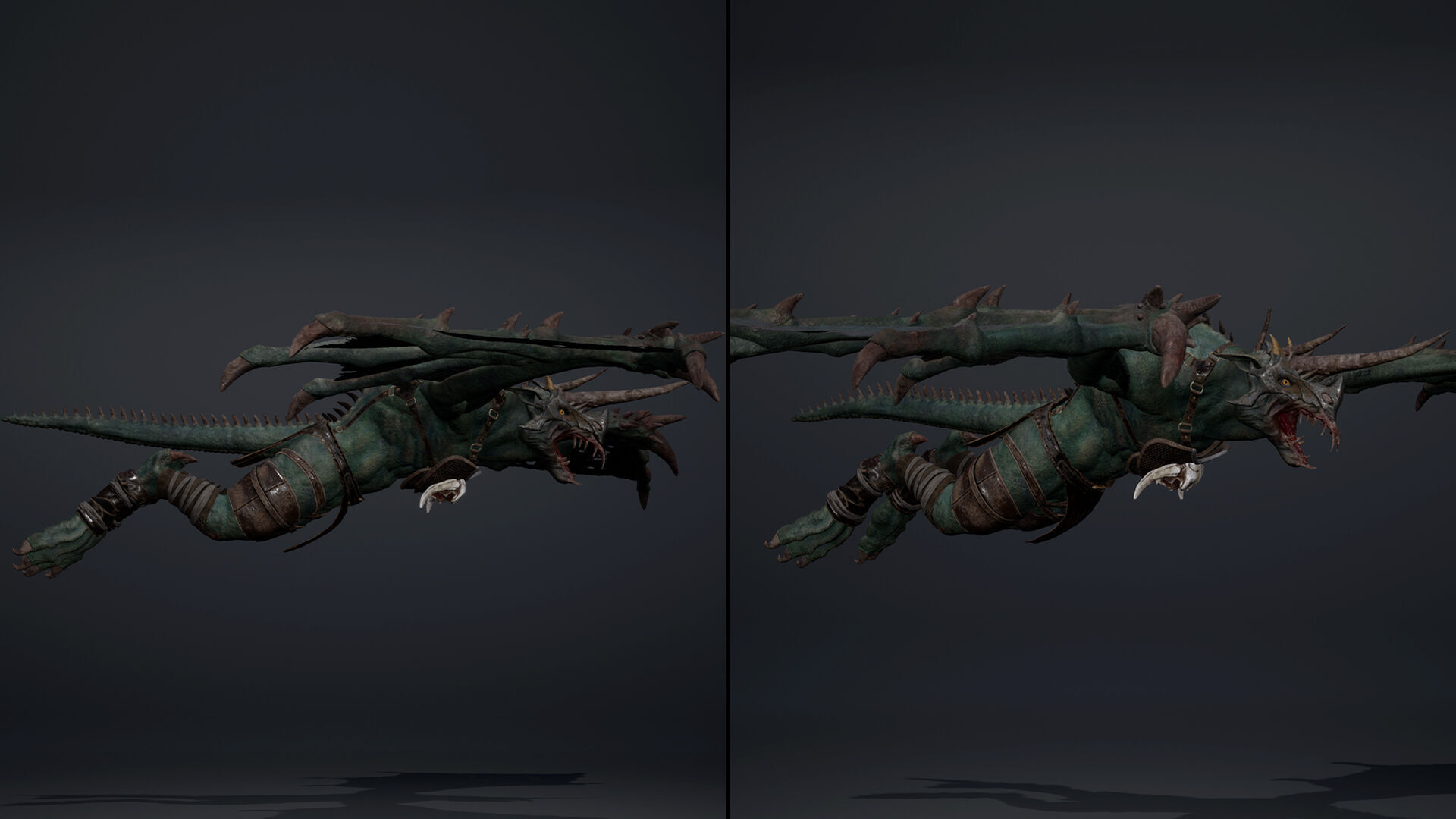 Ashen Archer Wing2 Low-poly 3D model_8