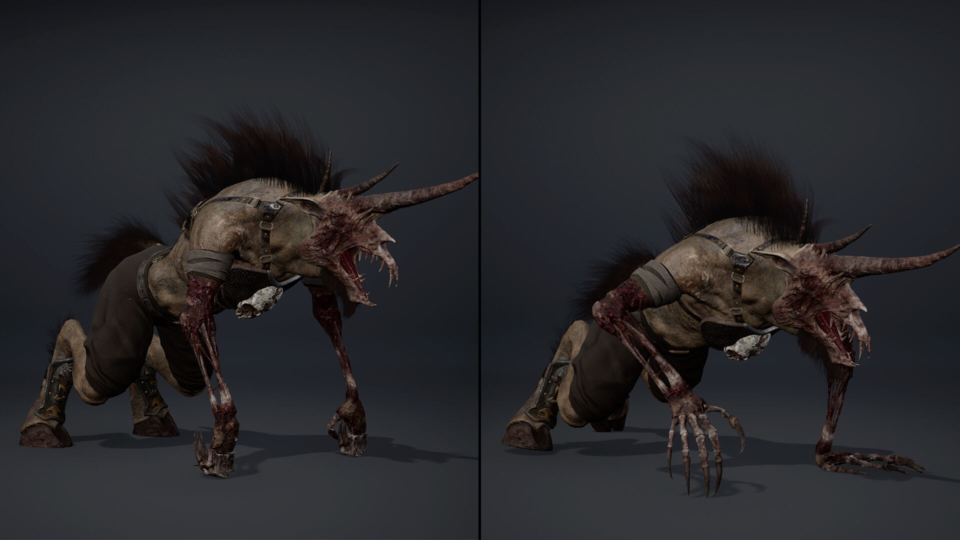 Ashen Archer Damaged Low-poly 3D model_17