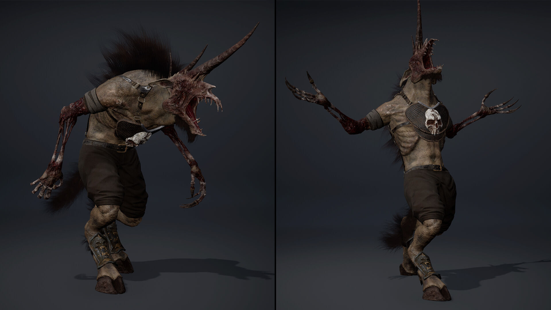 Ashen Archer Damaged Low-poly 3D model_15