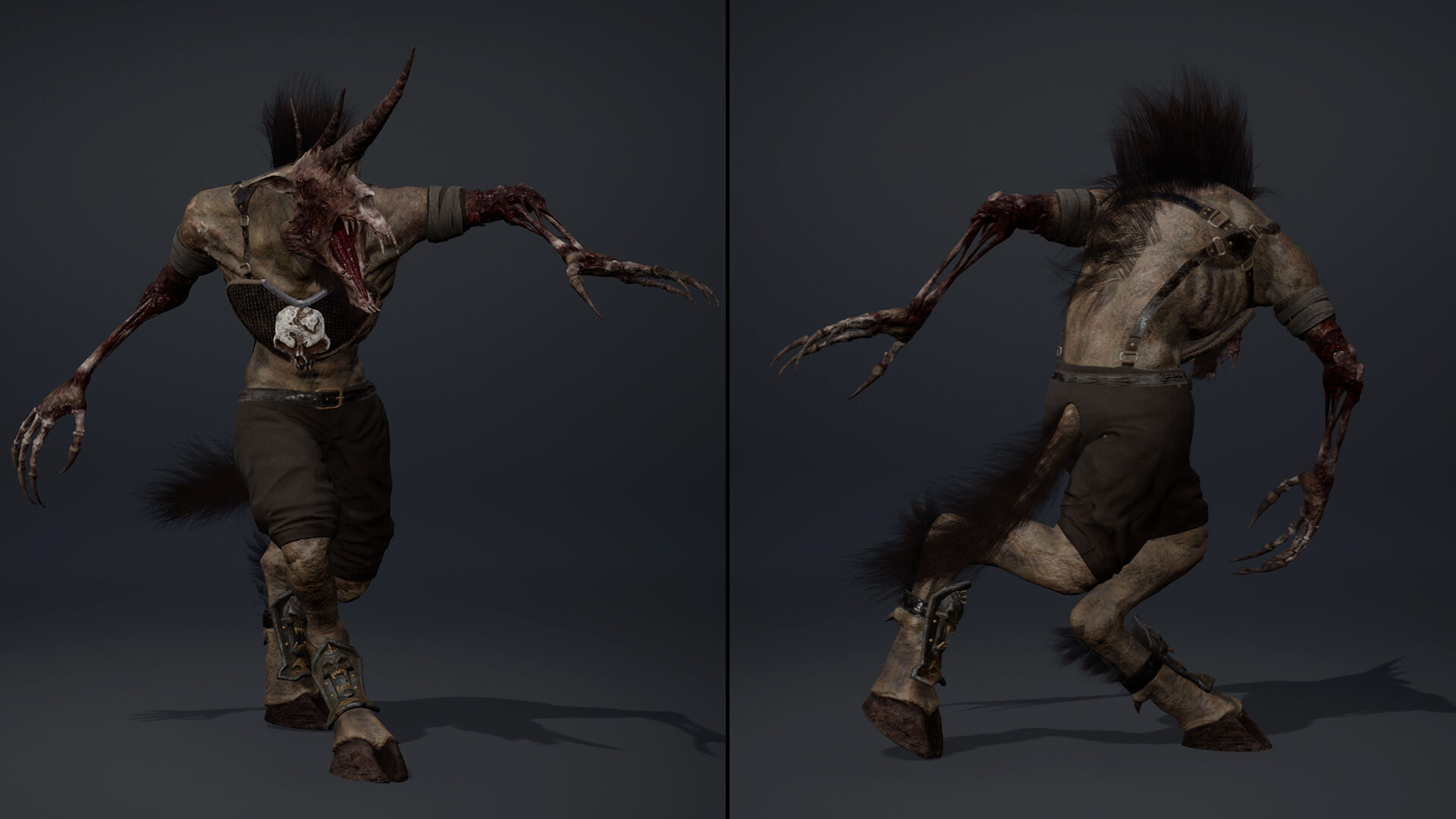 Ashen Archer Damaged Low-poly 3D model_18