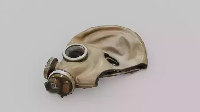 Scanned gasmask GP-5 3d model