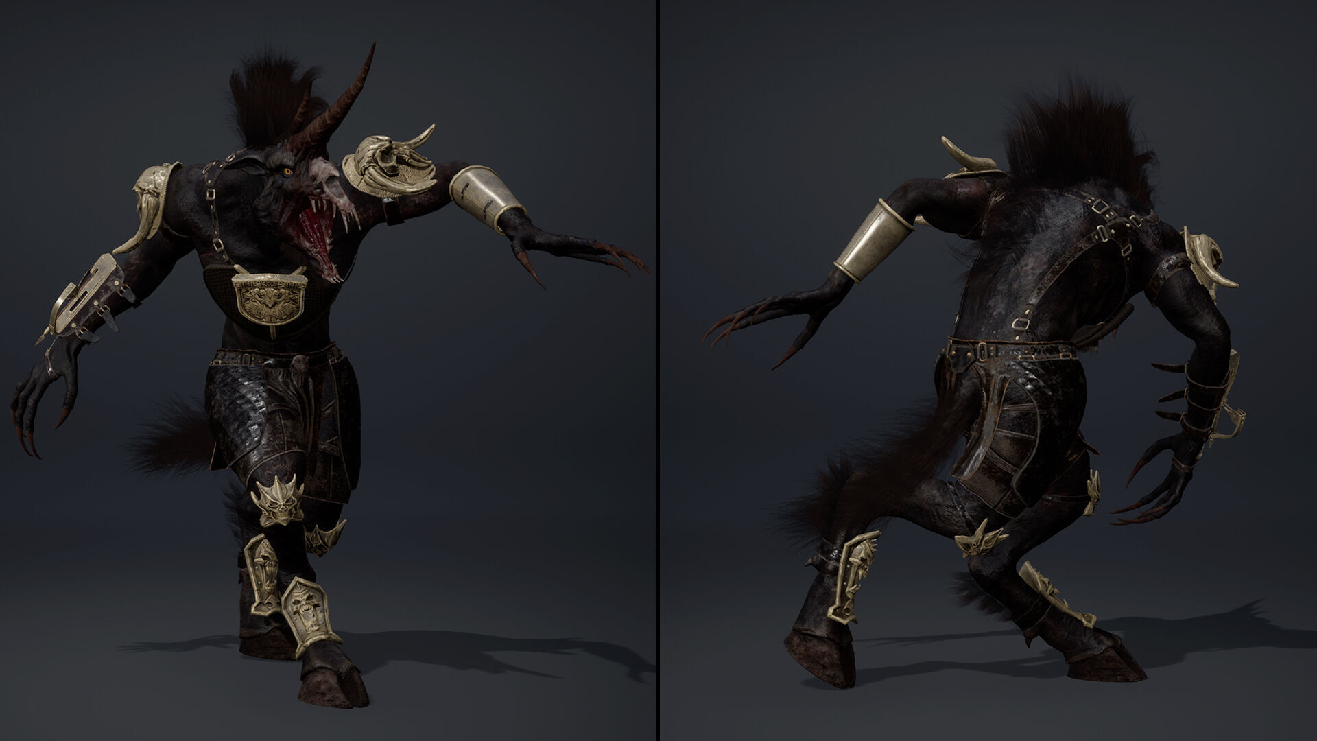 Ashen Archer Arm2 Brutal Low-poly 3D model_16