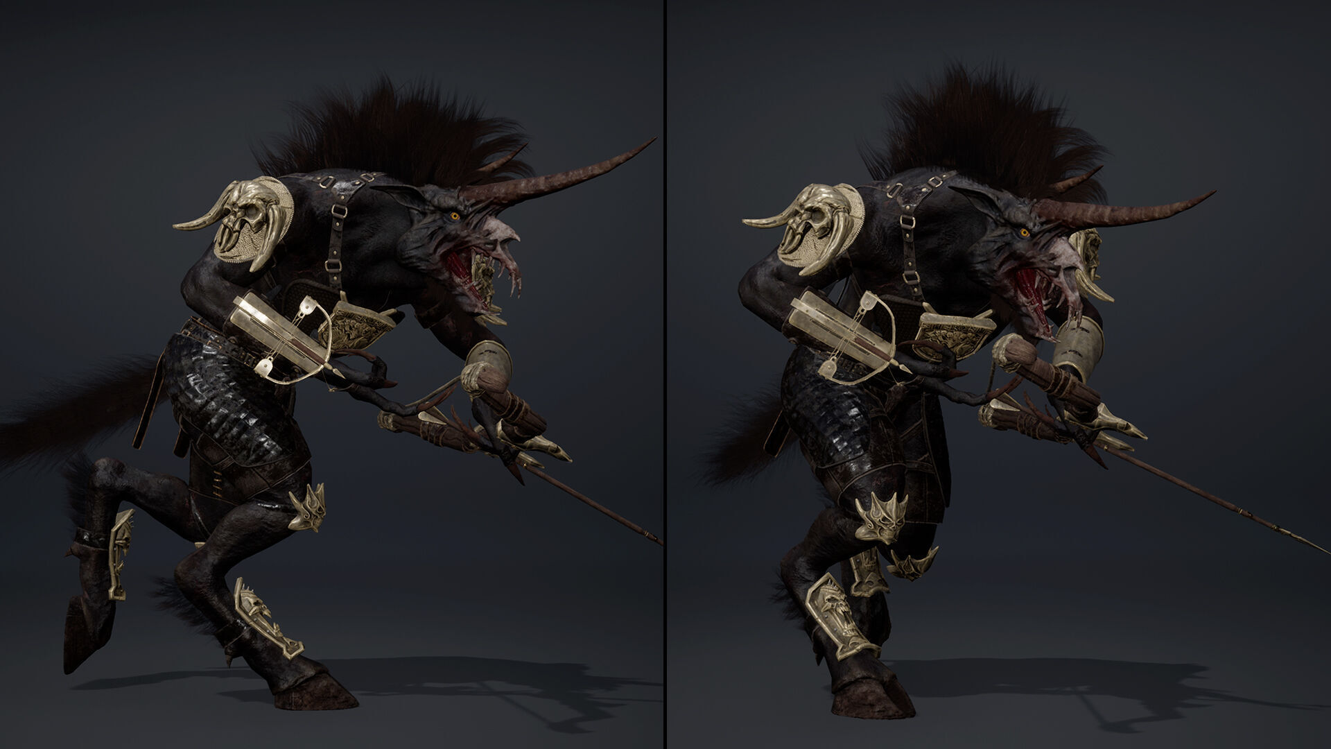 Ashen Archer Arm2 Brutal Low-poly 3D model_11