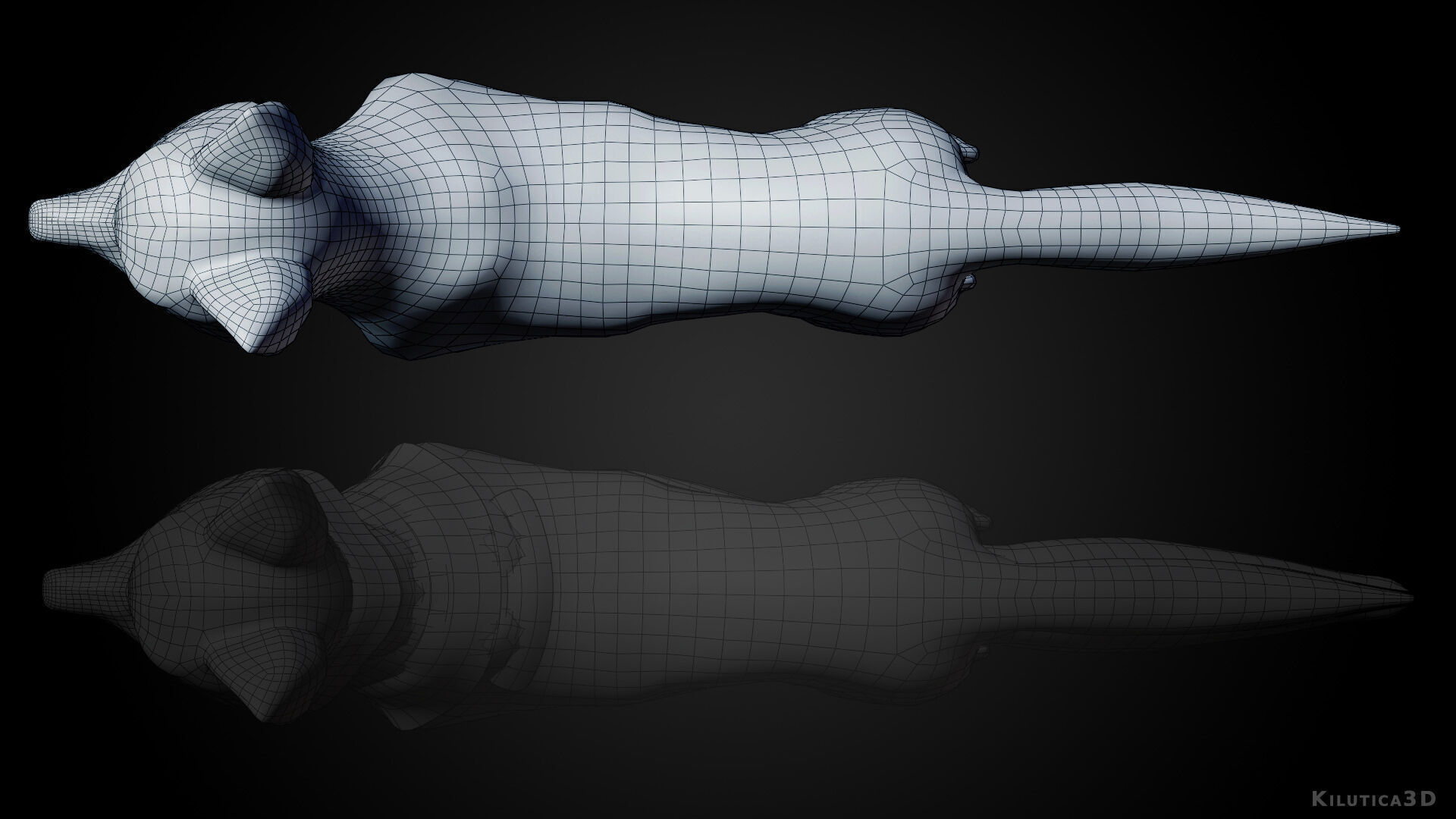 Wolf Prime - Rigged Cartoon-Realistic 3D Model Pack for Blender Low-poly 3D model_20