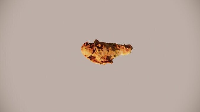 Drumstick fried chicken 3D model