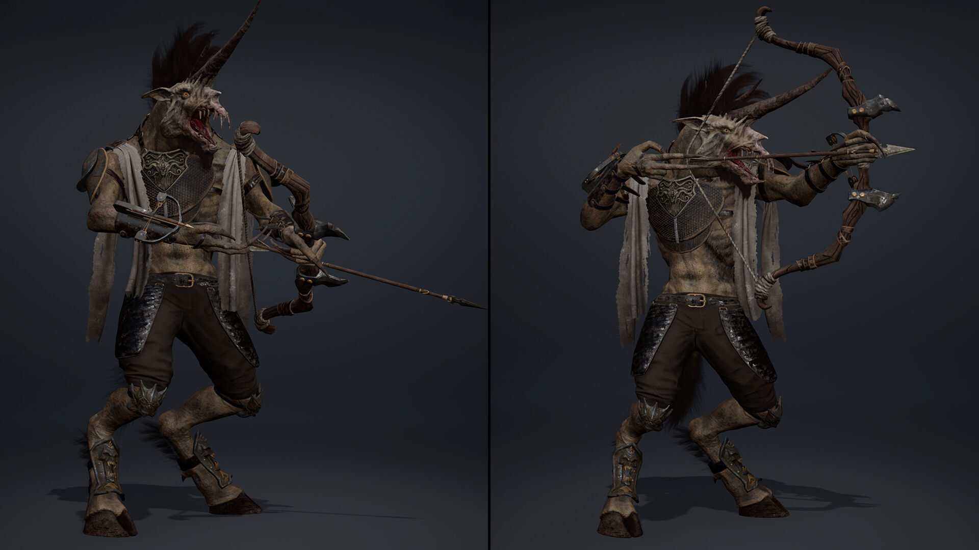 Ashen Archer Arm2 Low-poly 3D model_6