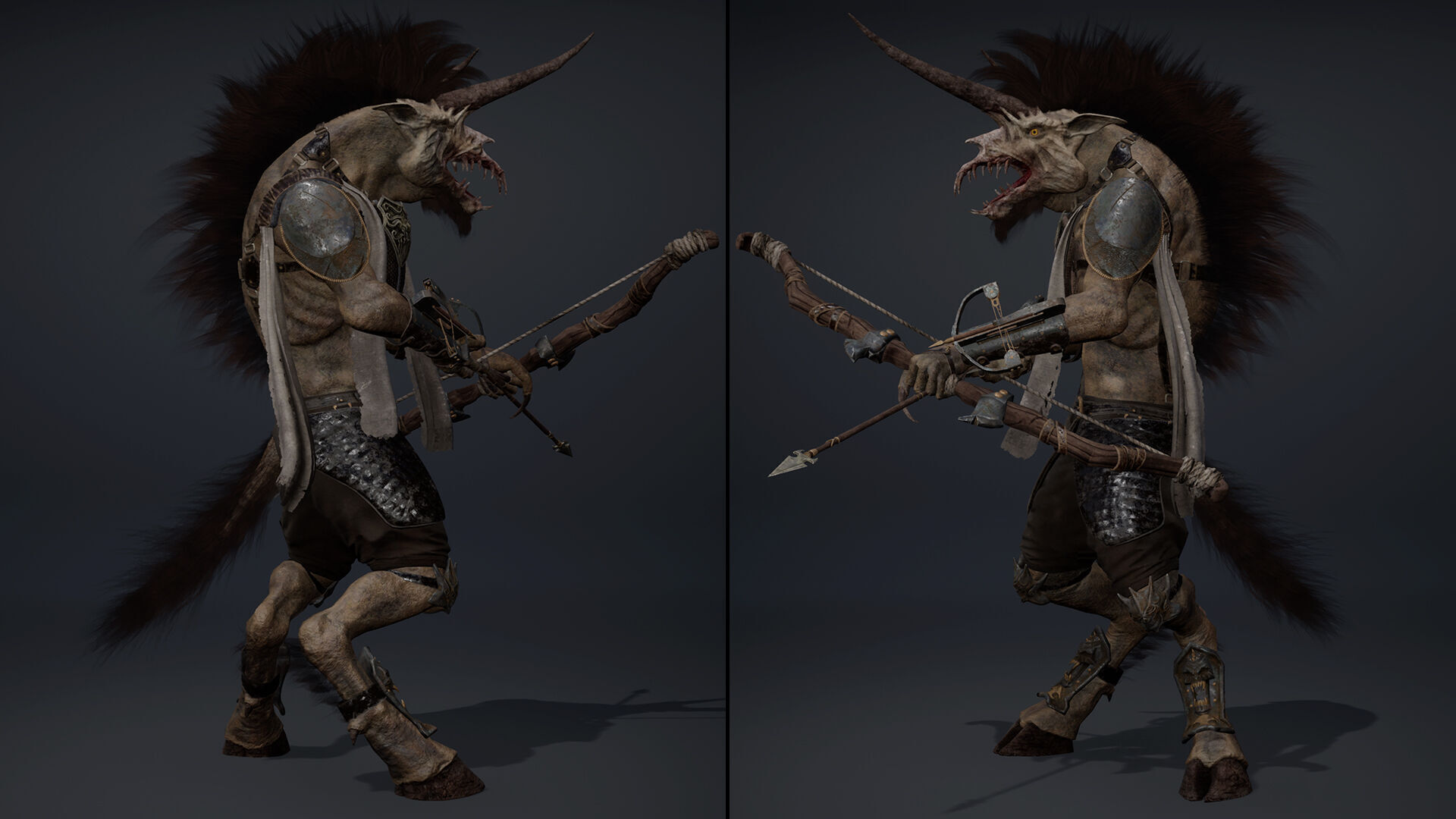 Ashen Archer Arm2 Low-poly 3D model_7