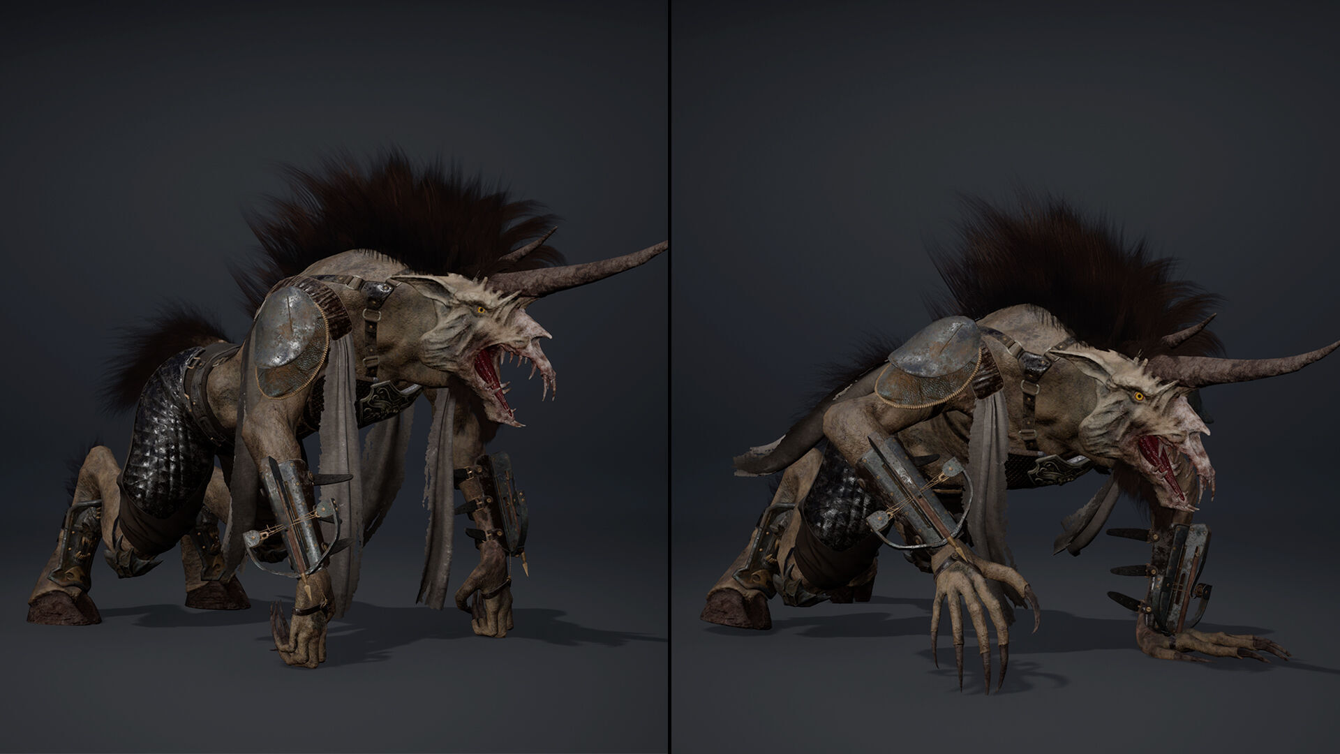 Ashen Archer Arm2 Low-poly 3D model_9