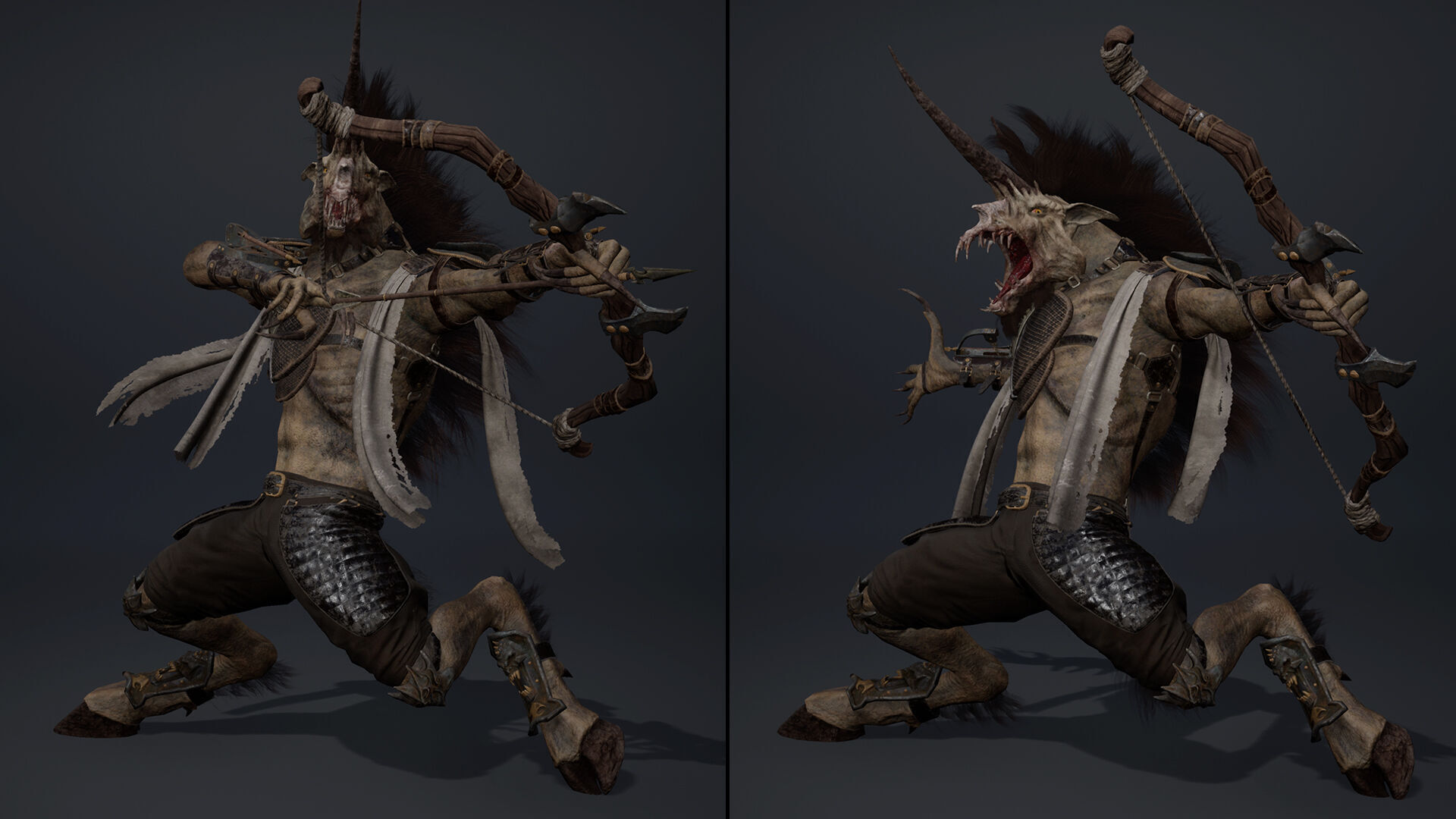 Ashen Archer Arm2 Low-poly 3D model_5