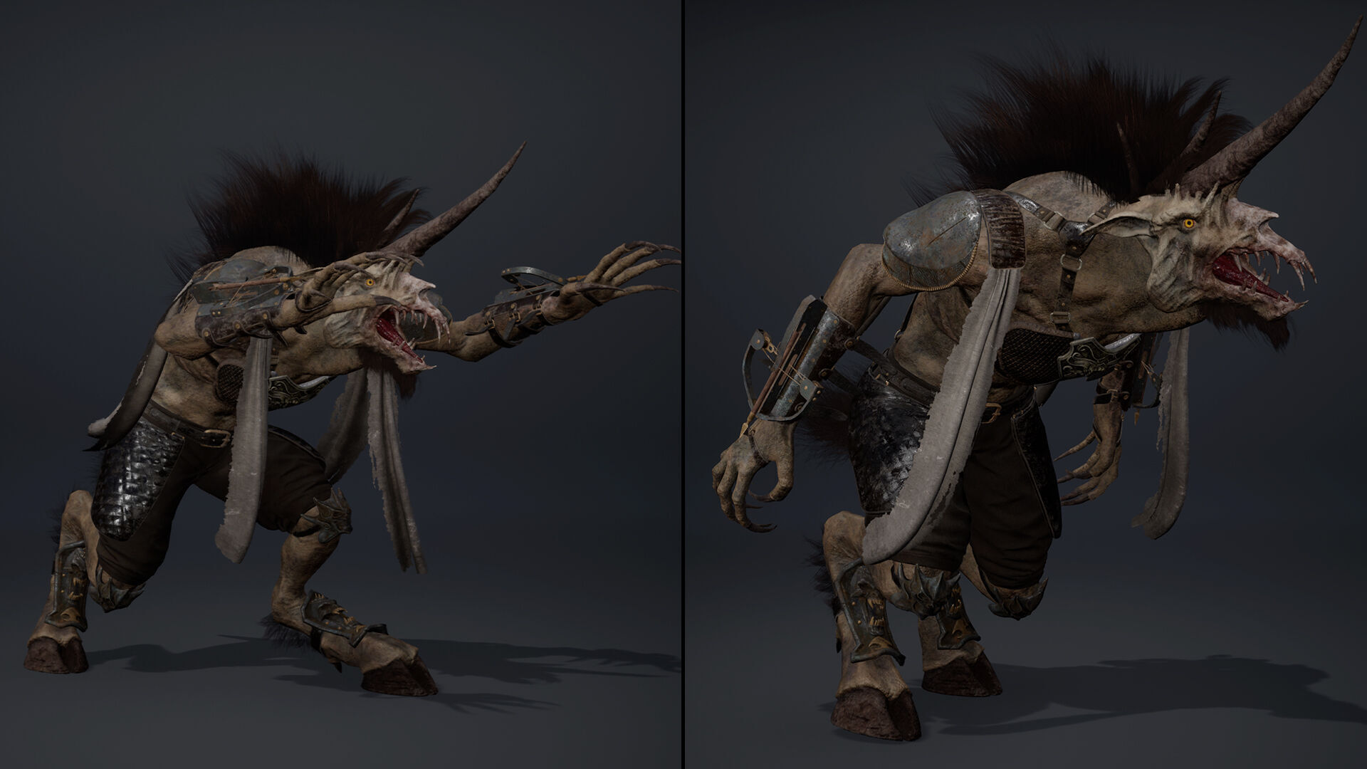 Ashen Archer Arm2 Low-poly 3D model_16