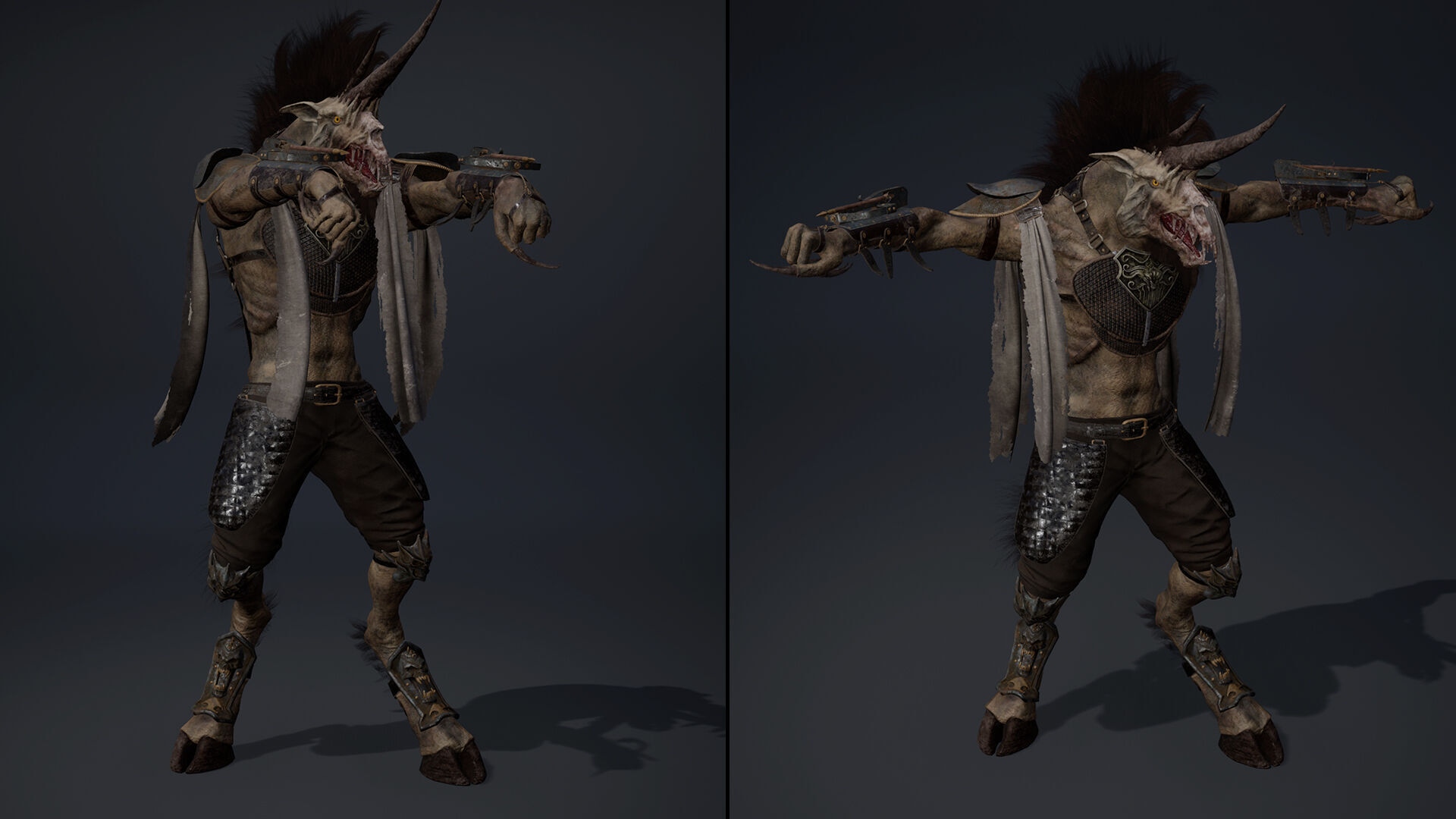 Ashen Archer Arm2 Low-poly 3D model_11