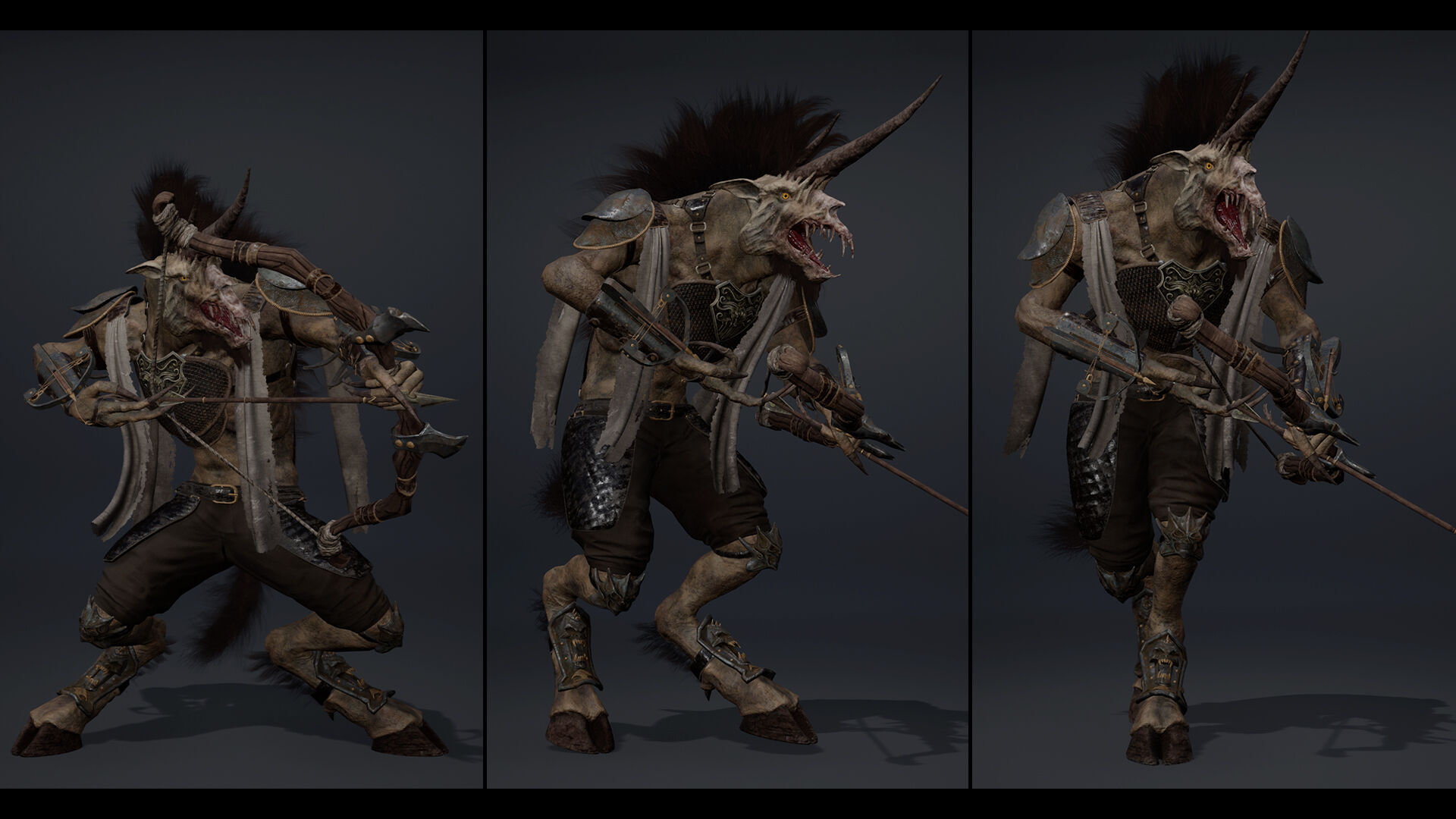 Ashen Archer Arm2 Low-poly 3D model_10