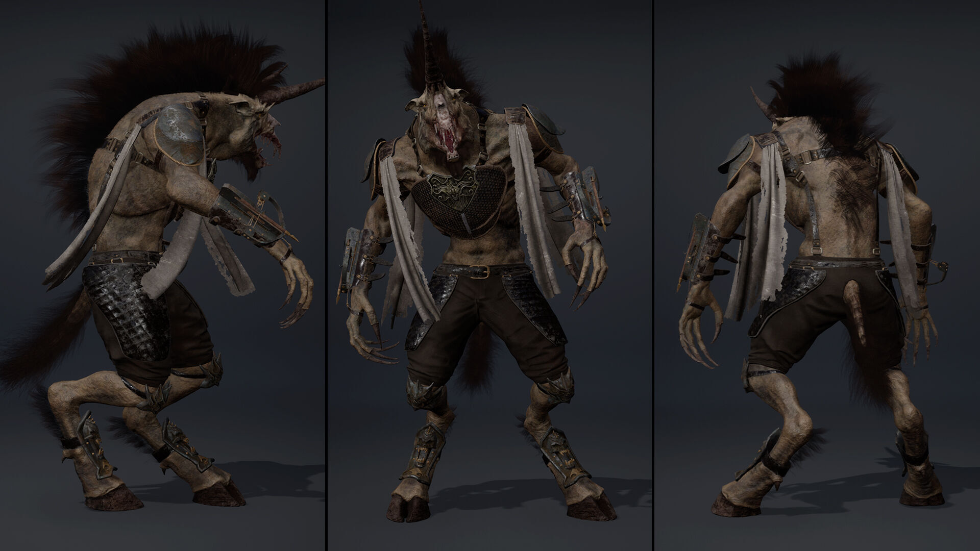 Ashen Archer Arm2 Low-poly 3D model_13