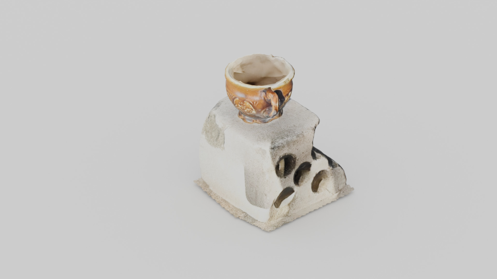 Scanned old soviet mug 3d model 3D model_1