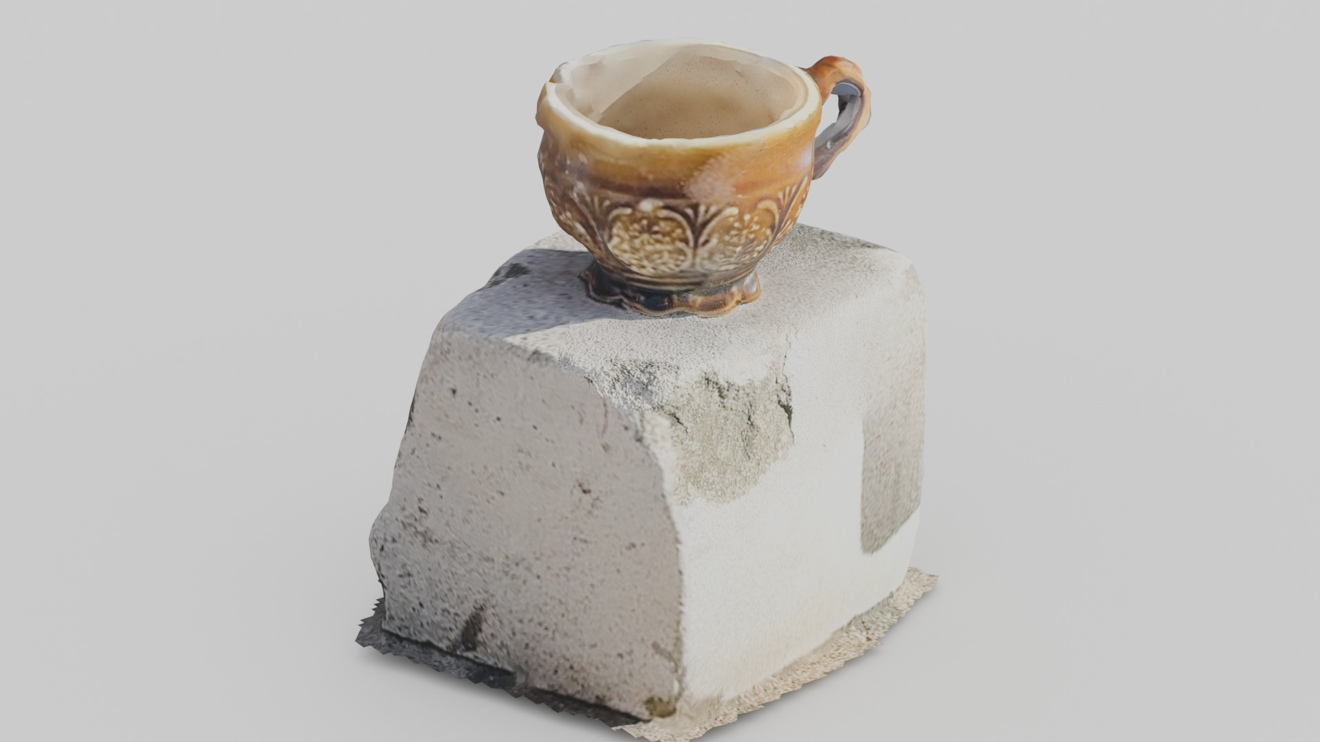 Scanned old soviet mug 3d model 3D model_2