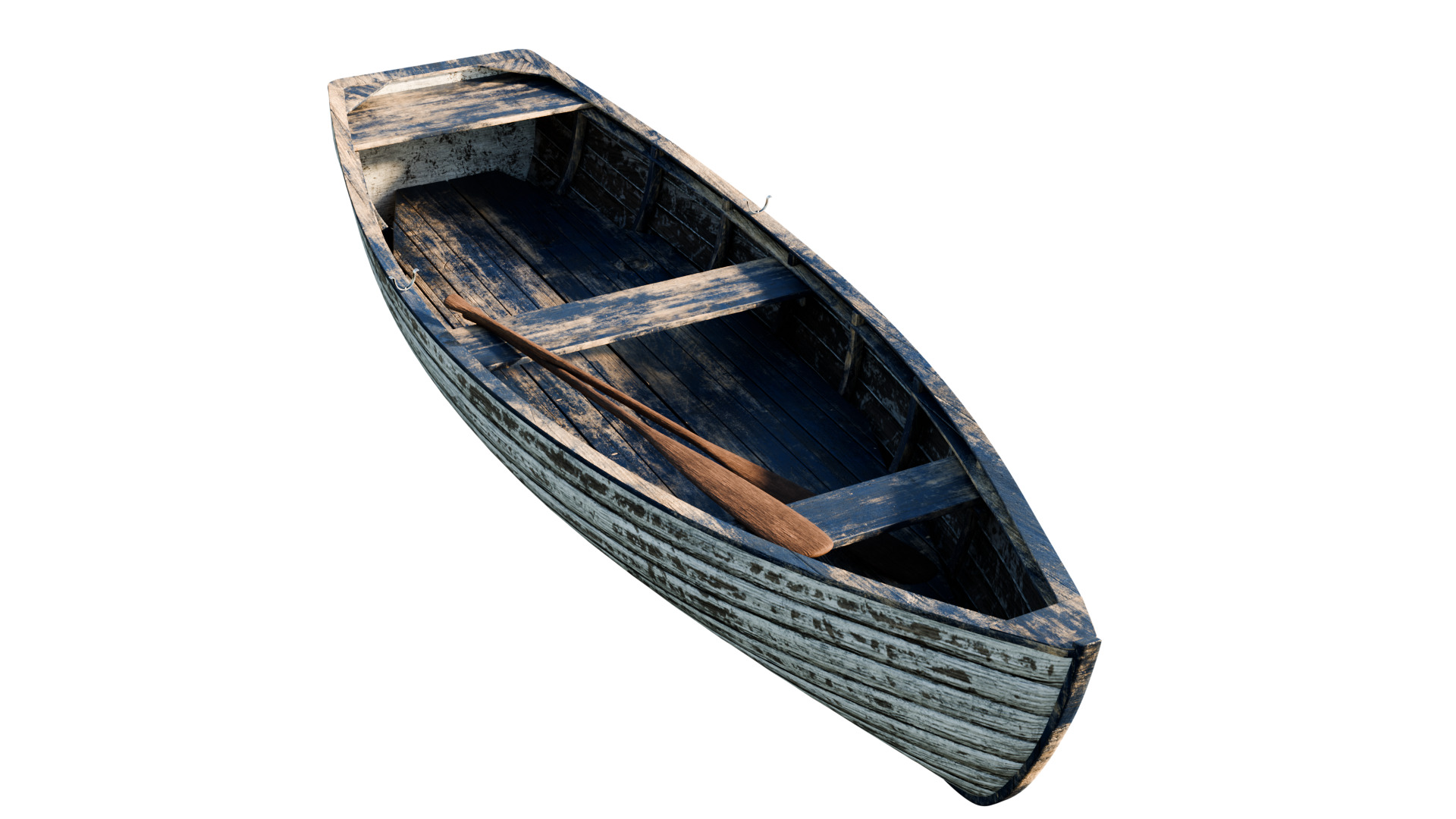 old wooden fishing boat 3D model_17