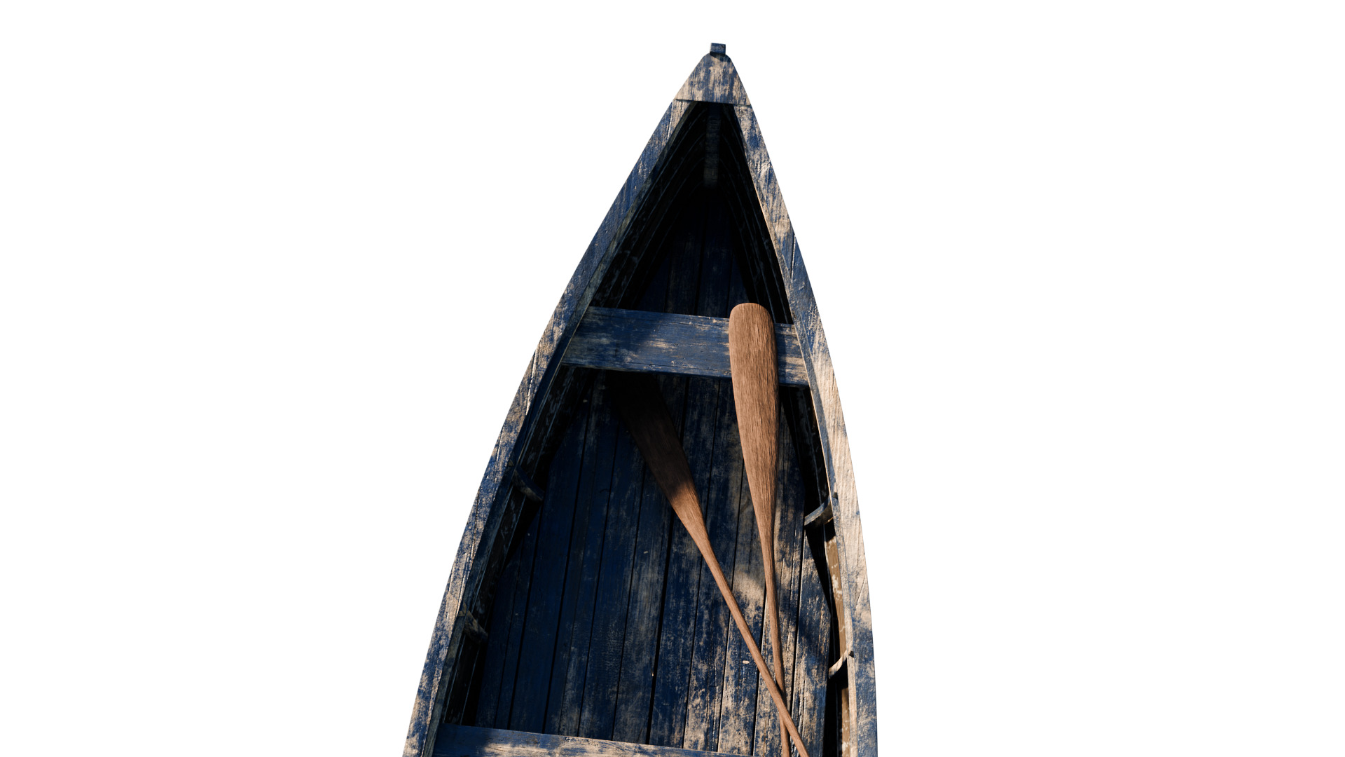 old wooden fishing boat 3D model_16