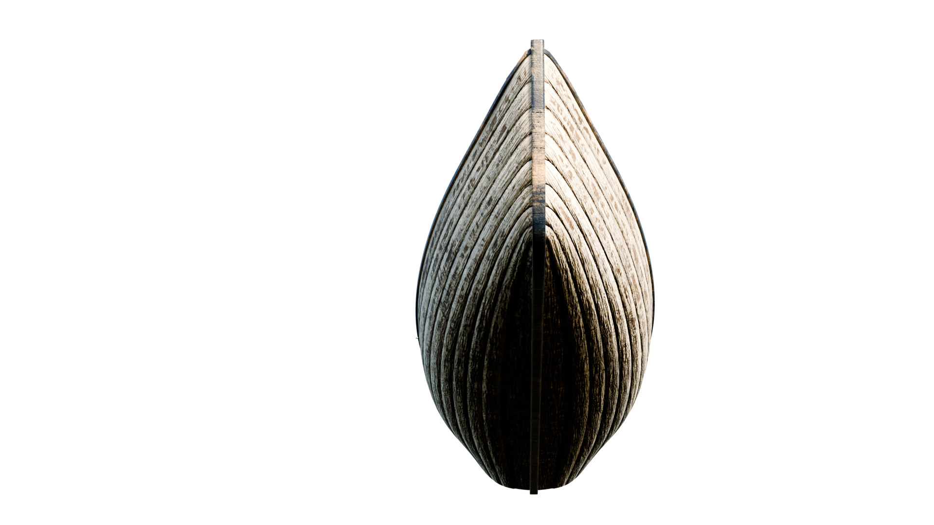 old wooden fishing boat 3D model_12