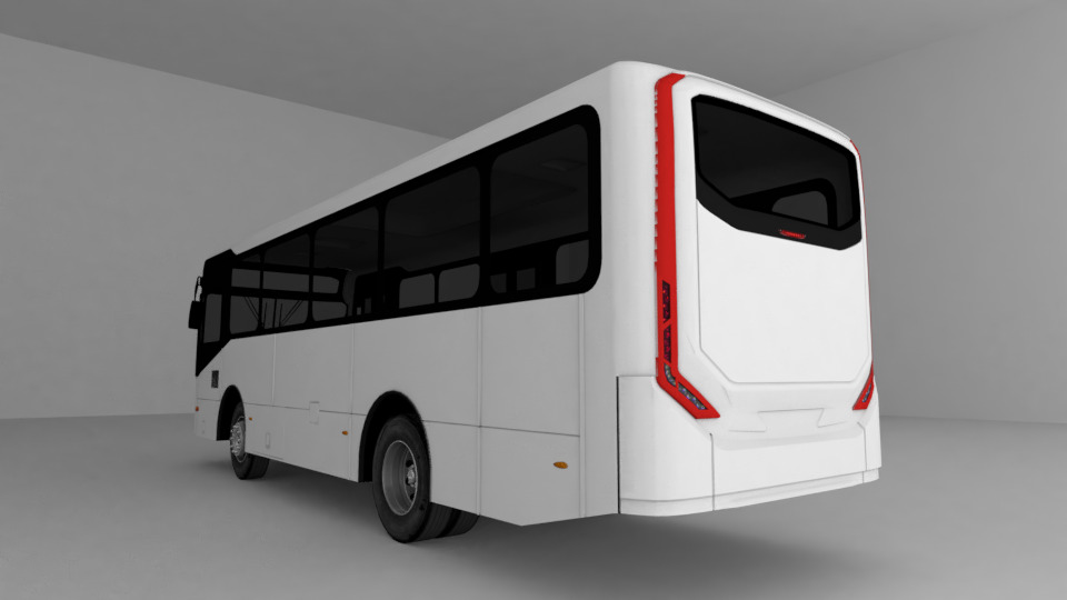 City bus Caio Apache Vip V OF-1519 Low-poly 3D model_8