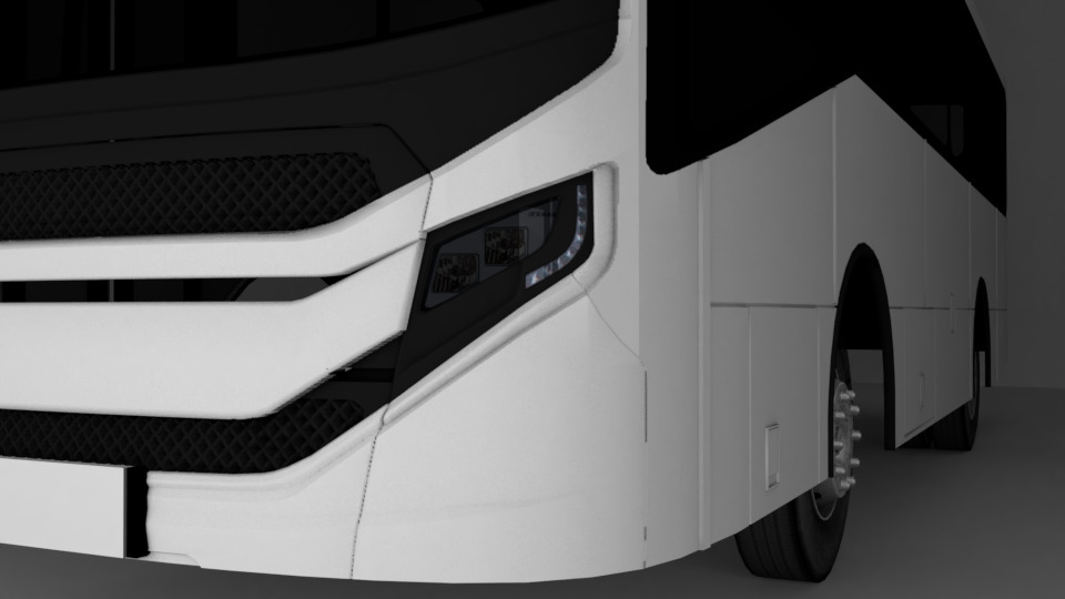 City bus Caio Apache Vip V OF-1519 Low-poly 3D model_7
