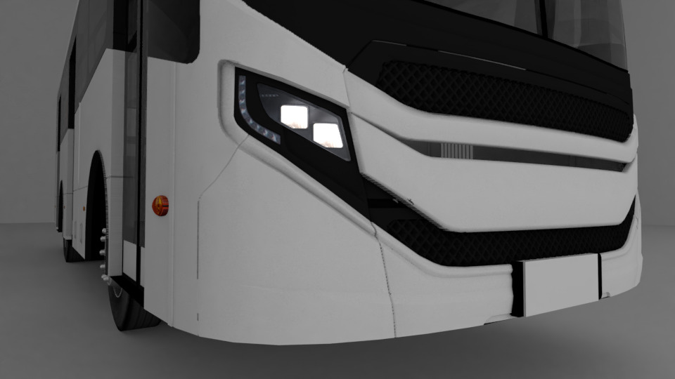 City bus Caio Apache Vip V OF-1519 Low-poly 3D model_6