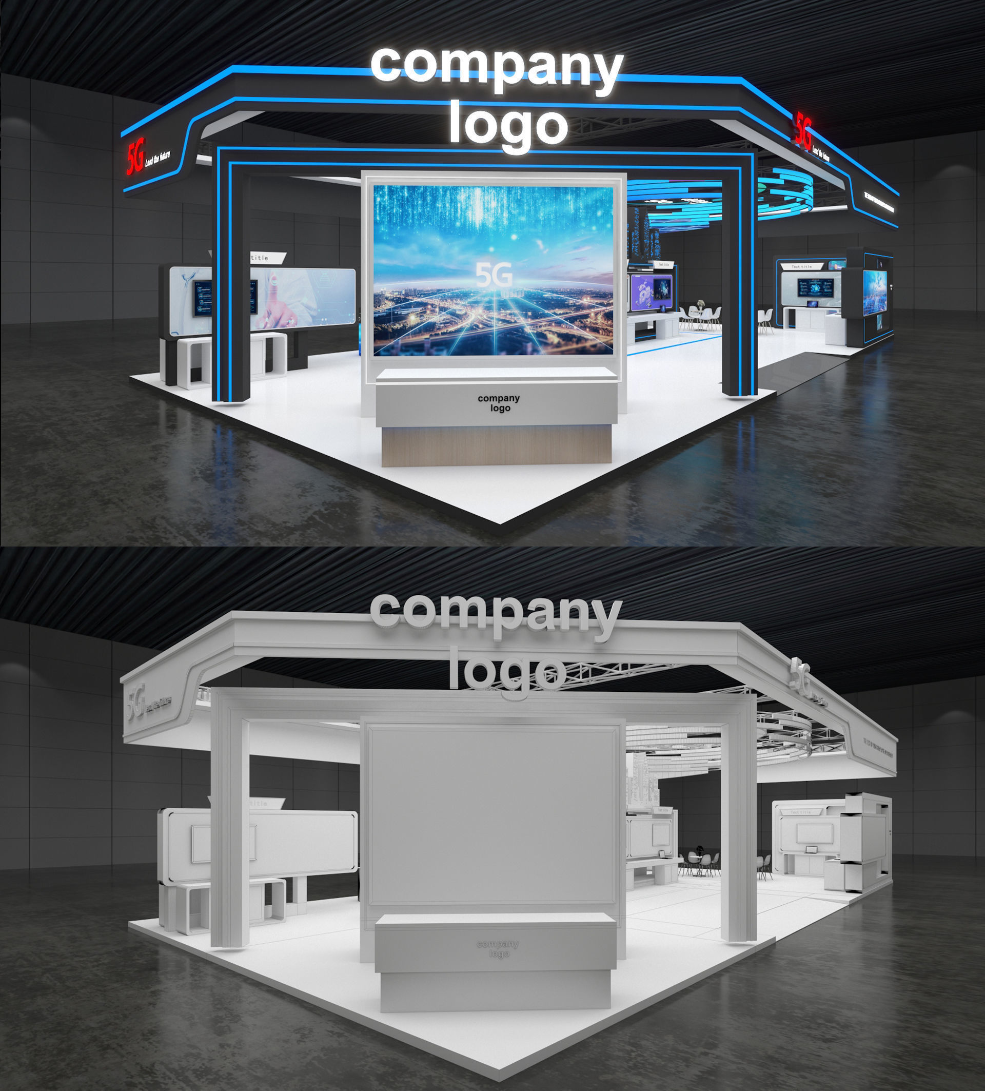 Exhibition stand model Collection  _6