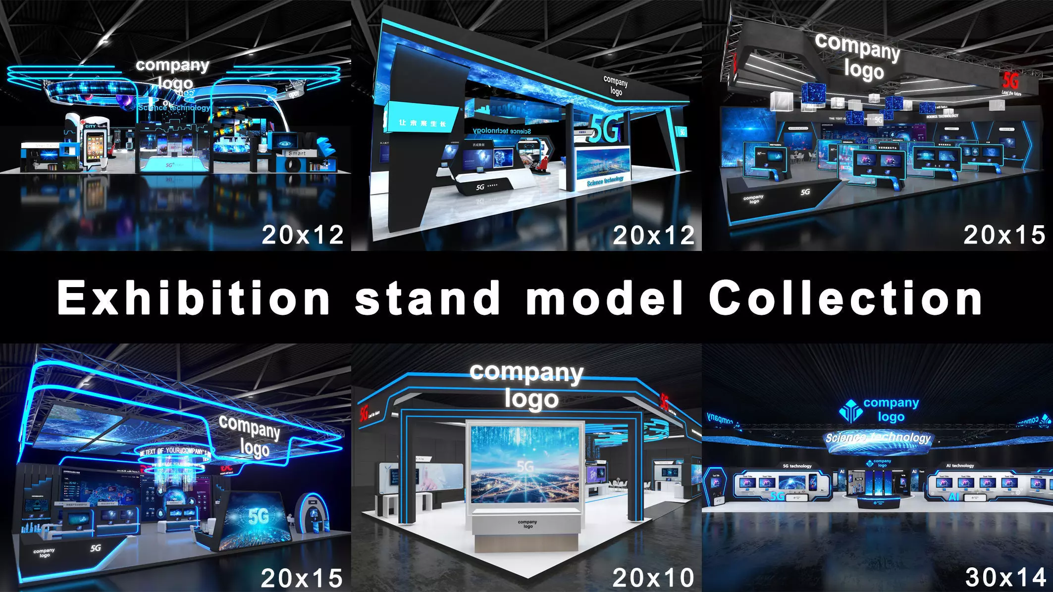 Exhibition stand model Collection  _0