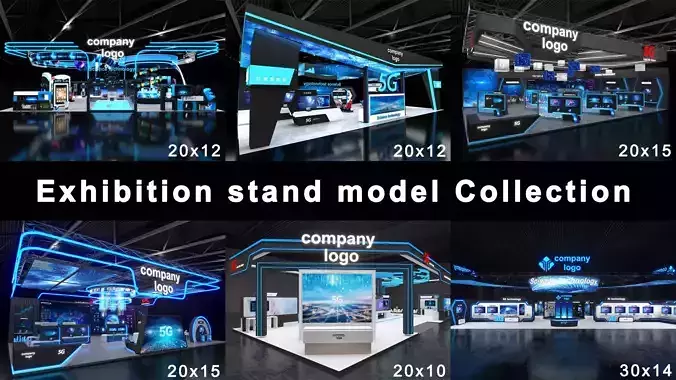 Exhibition stand model Collection  
