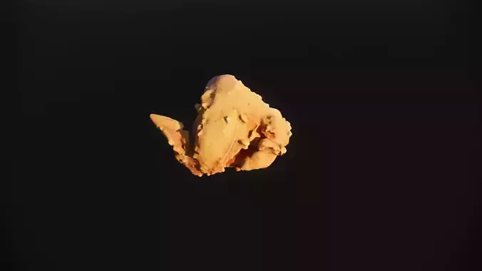 chicken wing fried chicken  3D model