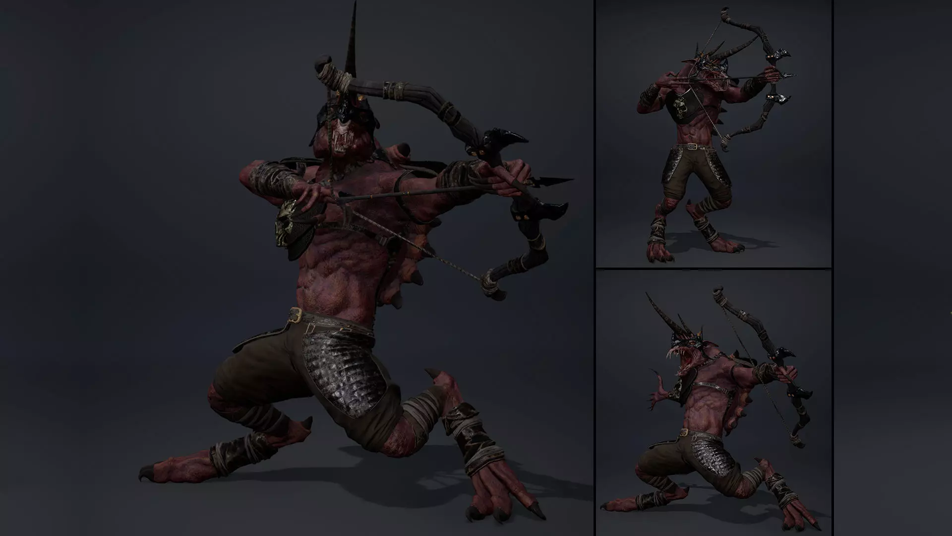 Archer Archer Arm1 Brutal Low-poly 3D model