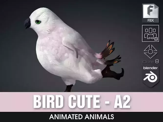 Bird Cute-A2 3D model