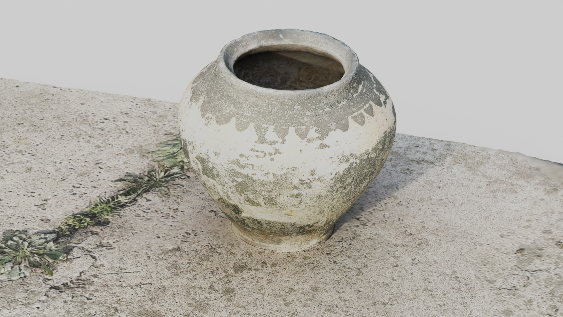 Scanned Detailed old bowl 3D model_1
