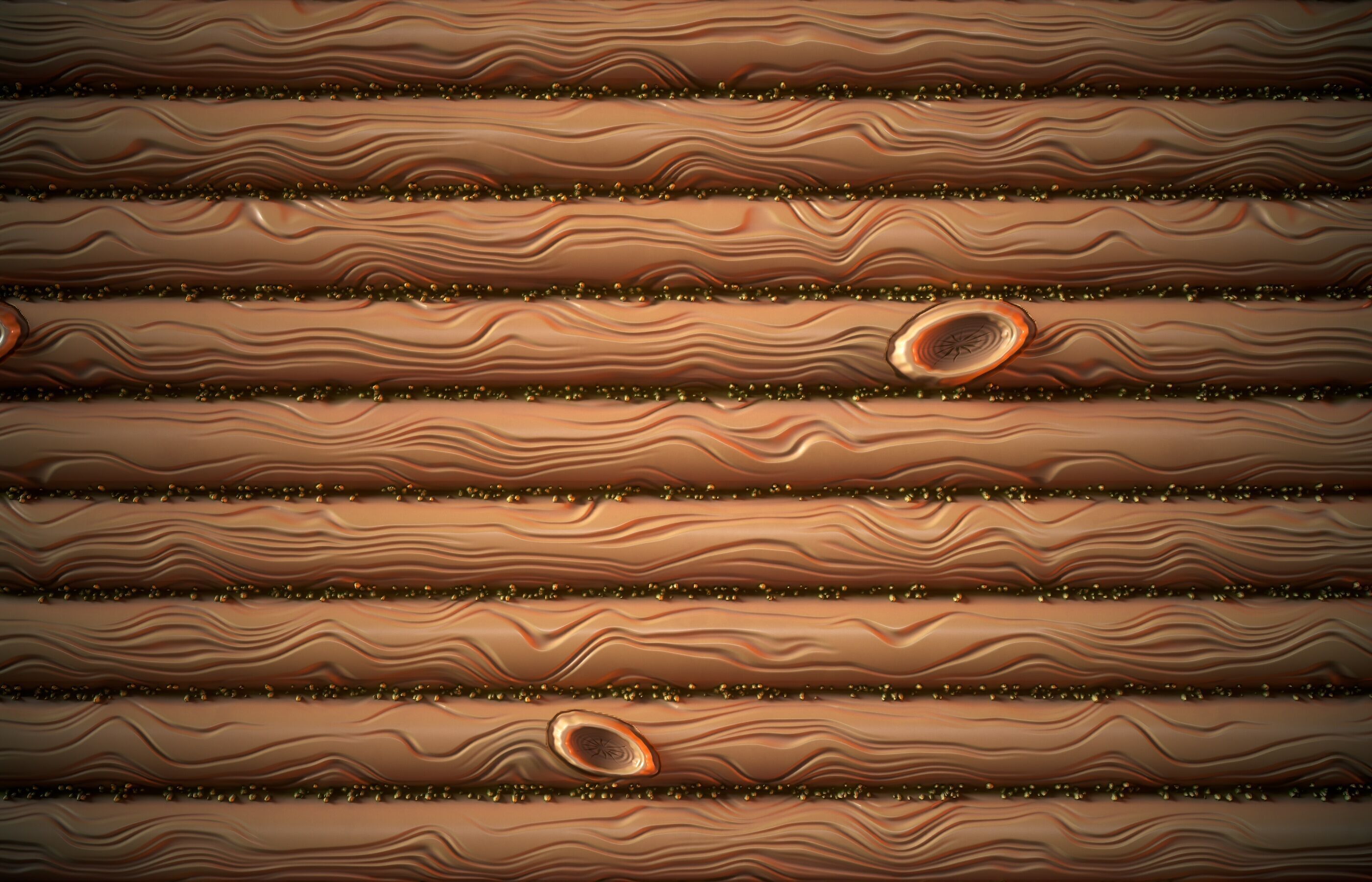 Wood Logs Stylized - VOL 07 - SBsar - Maps Texture_8