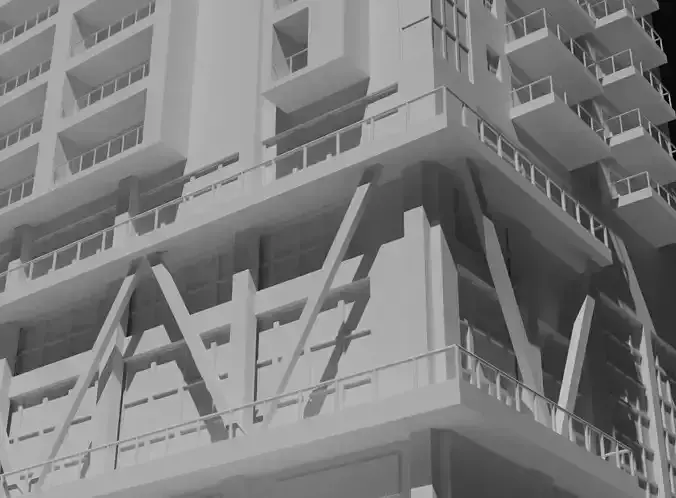 Broadwalk Mall 3D Model