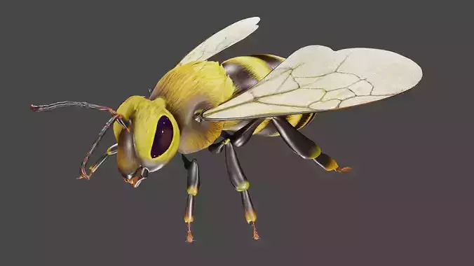 a realestic bee