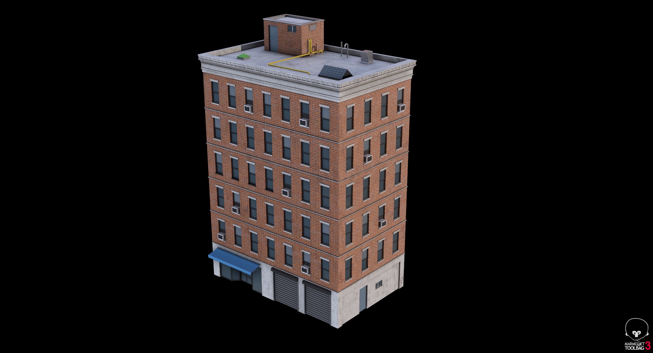 Apartment Buildings 3D Model Collection_6