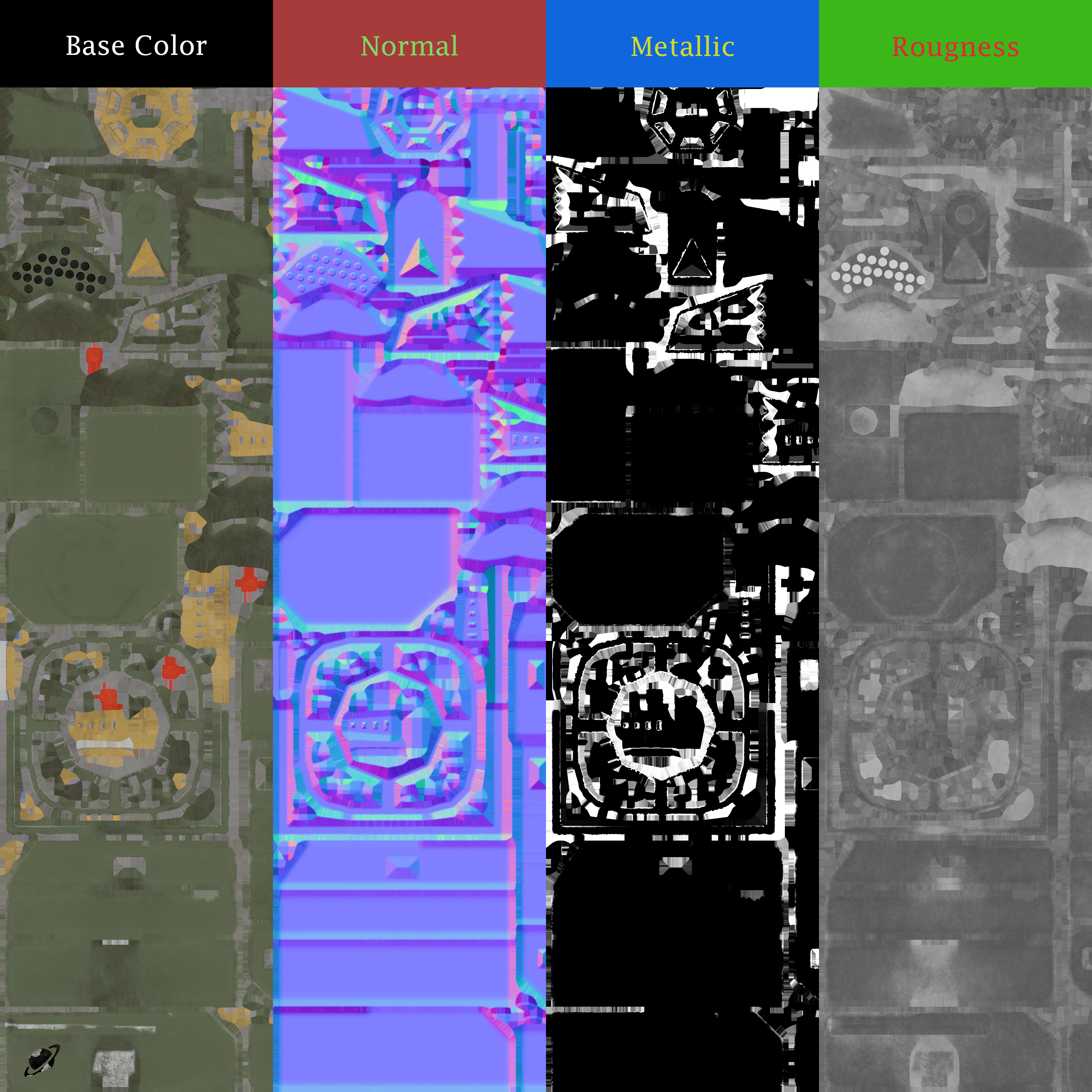 Turret Low-poly 3D model_6