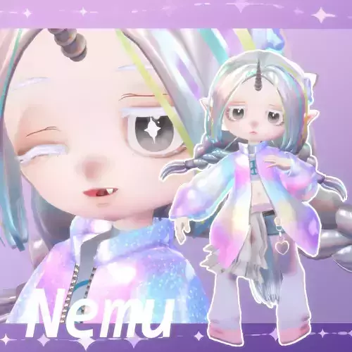 VRChat avatar unicorn Nemu