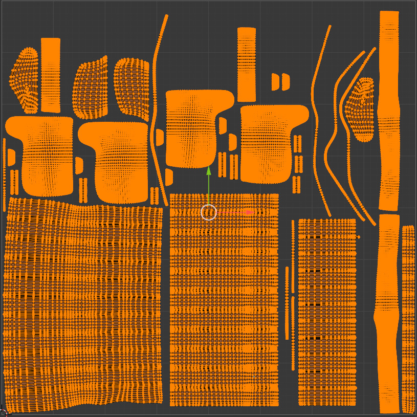 Sofa-4-Seater Low-poly 3D model_9