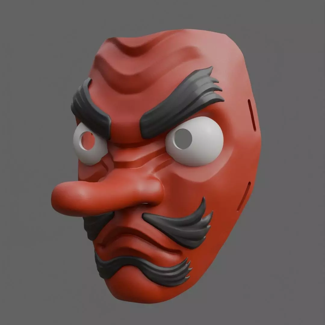 Urokodaki Mask for Cosplay Demon Slayer Fan Art 3D print model_0