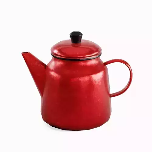 Old Enamel Teapot 02